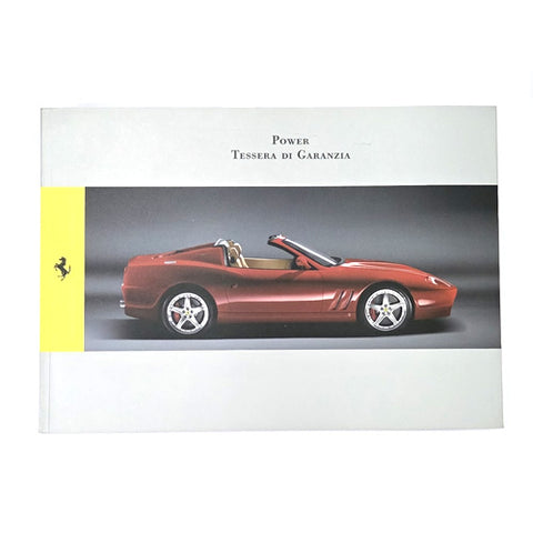 Power Warrenty Book	95990613