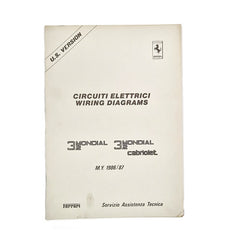 Mondial 3.2 1986/87 U.S. Version Wiring Diagrams	95990851/MON