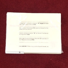 F355 Workshop Manual Section B	95991021