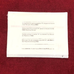 F355 Workshop Manual Section F	95991038