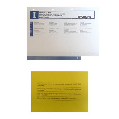 F50 Workshop Manual Section I	95991046
