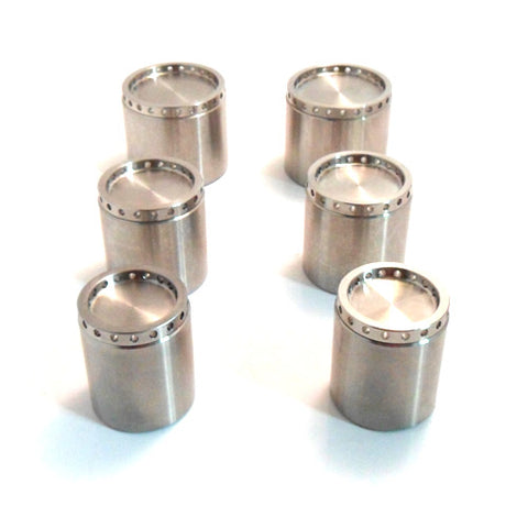 Front Brake Caliper Pistons, set of 6	BCP-612-F-CCM