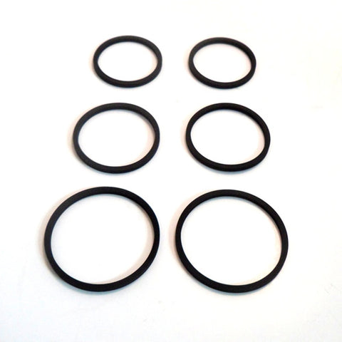 Front Brake Caliper Piston Dust Seals, set of 6	BCP-612-FDS-CCM
