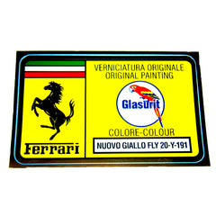 Paint Code Sticker (NUOVO GIALLO FLY 20-Y-191)	FER02075