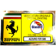 Paint Code Sticker (AZZURO FER 500)	FER02110
