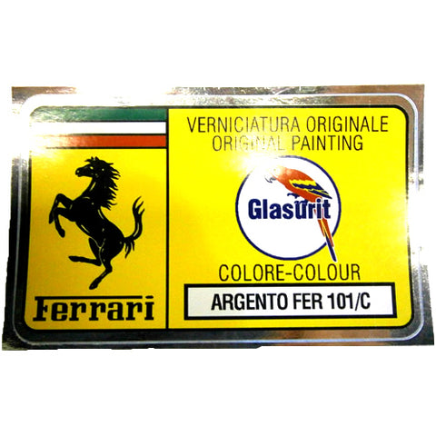 Paint Code Sticker (ARGENTO FER 101/C)	FER02130