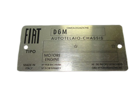 Replacement Chassis Plate	FIA02076