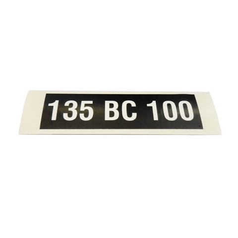 Heater Box Sticker	FIA02095