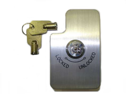 Shift Gate Lock, clear anodised	GL-01CA