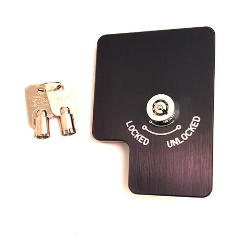 Shift Gate Lock, black anodised	GL-02BA