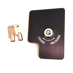 Shift Gate Lock, black anodised	GL-02BA