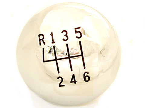 6-Speed Gear Knob with Black Infill, 47mm	GN04B-47C