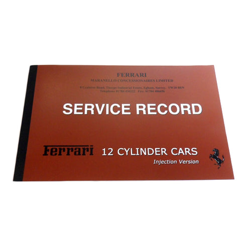 Service Record Book	MC6019-5