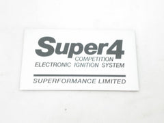 Super 4 Ignition Replacement Label	SF4LABEL