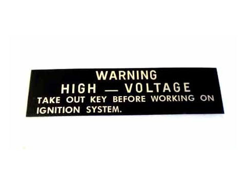 Air Box Voltage Sticker 24602085