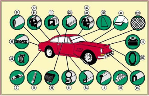 Deflector gasket kit RRB90