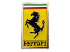 Ferrari Oblong Front Nose Badge Enamel