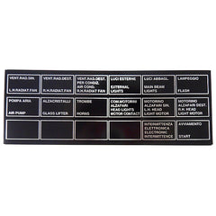Fuse Box Label