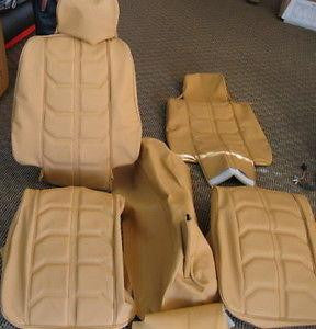 Ferrari 308 Seats, Center Console Leather Interior Set Beige