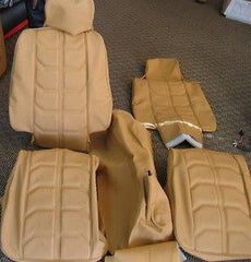 Ferrari 308 Seats, Center Console Leather Interior Set Beige