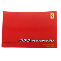 550 Maranello Owners Manual 95990314