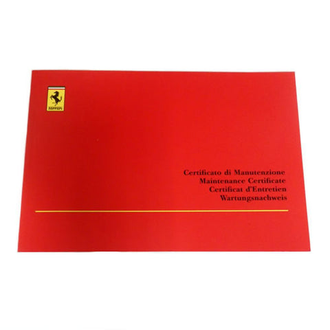 Service Record Book                                                          Red Cover