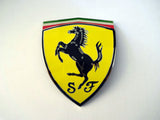 456 Cloisonne Ceramic Ferrari Badge (Pair)