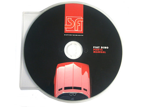 Fiat Dino 2000 Parts Manuel on CD