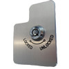 Shift Gate  Lock, clear anodised