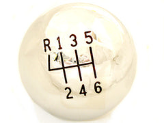 6-Speed Gear Knob with Black Infill, 47mm GN04B-47C
