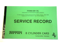 Service Record Book
