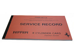 355  8 Cylinder Cars Service Record Book