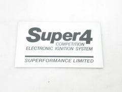 Super 4 Ignition Replacement Label SF4LABEL
