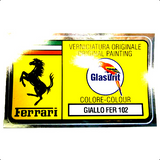 Paint Code Sticker (GIALLO FER 102) 	FER02100