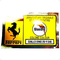 Paint Code Sticker (GIALLO DINO 20-Y-348) 	FER02105