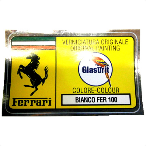 Paint Code Sticker (BIANCO FER 100) 	FER02125