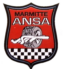 ANSA Exhaust Sticker 25 x 32 mm 	FER02030