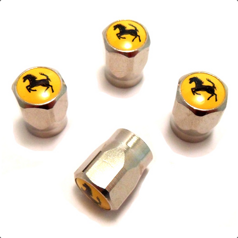 Tyre Valve Cap Set, Yellow Hexagonal 	70002212 (not available)