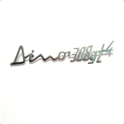 Dino GT4" Rear Chrome Badge with round 'i' 	30802006