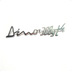 Dino GT4" Rear Chrome Badge with round 'i' 	30802006