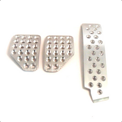High Quality Aluminium Pedal Set Wider 550 style brake and clutch pedals, includes HTP-01 	PS04HT
