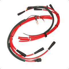 High Voltage HT Lead Set Full engine set (both banks) Twin distributor model Red Includes: #107364, #107365 (308: Twin Distributor) (208: GT4) 	30817021