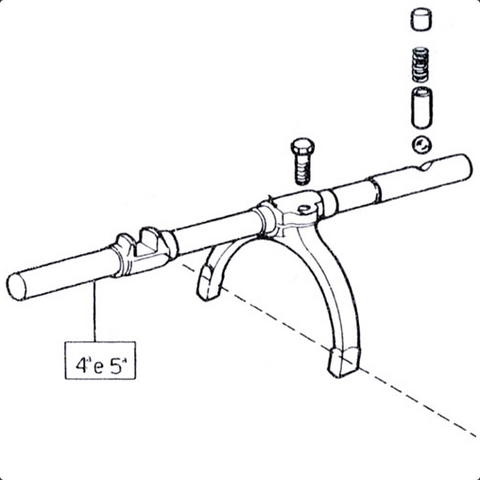 4th/5th Gear Selector Shaft (246: GT Series 2/M) 	522475